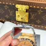 Rolex Land-Dweller 127336 Luxury Fake Watches Ice Blue Dial Honeycomb Pattern 40mm - Image 10