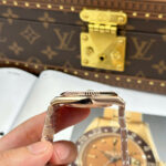 Rolex Land-Dweller 127335 Rose Gold Replica Watches White Dial Honeycomb Pattern 40mm - Image 9