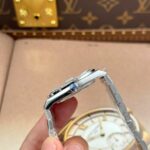 Rolex Land-Dweller 127336 Ice Blue Dial Honeycomb Pattern Replica Watches Diamonds CZ Baguette Custom 40mm - Image 7