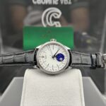 Rolex Moonphase 50535 Replica Watch Black Leather Strap 39mm - Image 2