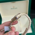 Rolex Fake Watch Day-Date Dial Chocolate President Dial EW Factory 36mm - Image 4