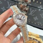 Rolex DateJust Women Demi Rose Gold Replica Watches Sundust Dial THB Factory 31mm - Image 3