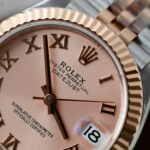 Rolex DateJust Luxury Fake Watches Pink Dial THB Factory 31mm - Image 5