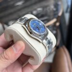 Rolex DateJust Replica Women-s Watch 11 Blue Leaf Dial 31mm - Image 5