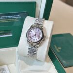 Rolex Datejust Replica Watch Jubilee Strap Pink Dial EW 31mm - Image 2