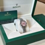 Rolex Datejust Replica Watch Jubilee Strap Pink Dial EW 31mm - Image 4