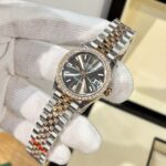 Rolex DateJust Women-s Replica Watch With Diamonds Gray Dial EW Factory 31mm - Image 4