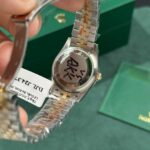 Rolex Replica Watch DateJust Gold Wrapped Green Dial GM Factory 31mm - Image 5
