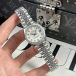 Rolex DateJust Fake Watch Women Dial MOP Bezel Diamonds CZ THB Factory 31mm - Image 2