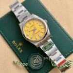 Rolex Oyster Perpetual 124300 Yellow Dial Replica Watch King 41mm - Image 2