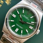 Rolex Oyster Perpetual 124300 Green Dial Replica Watch 41mm - Image 3