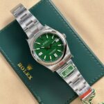 Rolex Oyster Perpetual 124300 Green Dial Replica Watch 41mm - Image 2