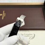 Rolex Perpetual 1908 Clone Watches Black Dial Leather Strap 39mm - Image 6