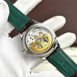 Rolex Perpetual 1908 Fake Watch White Dial Leather Strap 39mm - Image 4