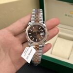 Rolex Replica Watches DateJust Gold Wrapped Chocolate Dial GM Factory 41mm - Image 2