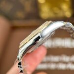 Rolex Replica Watches DateJust 126231 Brick Dial Bezel Diamonds CZ VS Factory 36mm - Image 10