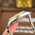 Rolex Replica Watches DateJust 126231 Brick Dial Bezel Diamonds CZ VS Factory 36mm - Image 9