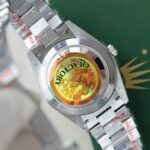 Rolex Luxury Fake Watches Day-Date Ice Blue Dial Weight 186 Grams QF Factory 40mm - Image 10