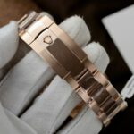 Rolex Sky-Dweller Chocolate Dial Imitation Watches 18K Gold Wrapped Custom 42mm - Image 8