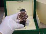 Rolex Sky-Dweller M336235 Custom Gold Wrapped Chocolate Dial 42mm - Image 3