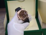 Rolex Sky-Dweller M336235 Custom Gold Wrapped Chocolate Dial 42mm - Image 4