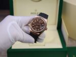 Rolex Sky-Dweller M336235 Custom Gold Wrapped Chocolate Dial 42mm - Image 5