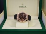 Rolex Sky-Dweller M336235 Custom Gold Wrapped Chocolate Dial 42mm - Image 8