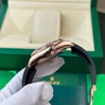 Rolex Sky-Dweller Brown Dial Imitation Watches Custom Rose Gold Plated Weight 192 Grams ZF Factory 42mm - Image 11