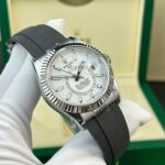 Rolex Sky-Dweller White Dial Imitation Watches Custom Weight 192 Grams ZF Factory 42mm - Image 4