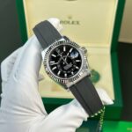 Rolex Sky-Dweller Imitation Watches Black Dial Weight 192 Grams ZF Factory 42mm
