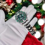Rolex Submariner Green Dial Imitation Watches Diamonds Moissanite + Synthetic Sapphire 41mm - Image 5
