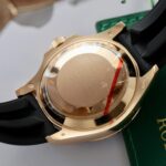 Rolex Yacht-Master 18K Rose Gold Case Replica Watch Black Dial 40mm - Image 11