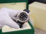 Rolex Yacht-Master Custom Gold Wrapped With Moissanite Baguette Diamond Hong Kong 40mm - Image 6