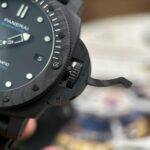 Panerai Submersible Carbotech PAM02231 Luxury Fake Watches Black Dial Automatic Movement VS Factory 42mm - Image 6