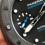 Panerai Submersible Carbotech PAM02231 Luxury Fake Watches Black Dial Automatic Movement VS Factory 42mm - Image 4