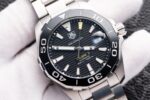 Tag Heuer Aquarace Replica Watch Black Dial Metal Strap 41mm - Image 4