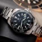 Tag Heuer Replica Watch Aquarace Black Dial Motif Raye 43mm