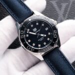 Tag Heuer Aquaracer Replica Watch Mother Of Pearl Dial Leather Strap 35mm