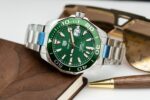 Tag Heuer Clone Watches Aquaracer Green Dial Metal Wire 43mm - Image 2