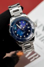 Tag Heuer Replica Watches WAY131L.BA0748 Mother Of Pearl Dial Blue 43mm - Image 4
