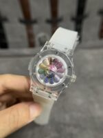 Hublot Replica Watch Takashi Murakami Sapphire Rubber Strap 42mm - Image 3