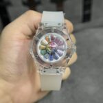 Hublot Replica Watch Takashi Murakami Sapphire Rubber Strap 42mm