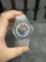 Hublot Replica Watch Takashi Murakami Sapphire Rubber Strap 42mm - Image 2