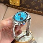 Tudor Black Bay Chronograph Best Copies Watches Tiffany Dial Metal Wire ZF Factory 41mm - Image 8