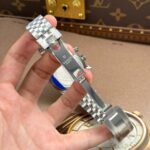 Tudor Black Bay Chronograph Copies Watches Pink Dial Metal Wire ZF Factory 41mm - Image 9