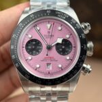 Tudor Black Bay Chronograph Copies Watches Pink Dial Metal Wire ZF Factory 41mm - Image 4