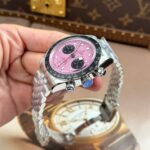 Tudor Black Bay Chronograph Copies Watches Pink Dial Metal Wire ZF Factory 41mm - Image 5