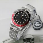 Tudor Luxury Imitation Watches Black Bay GMT Men-s Black Dial Metal Strap ZF Factory 39mm