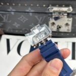 Vacheron Constantin Best Replica Watch Overseas Dual Time 47450 Blue 9F Factory 42mm - Image 11