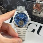 Vacheron Constantin Overseas 6000V Tourbillon Replica Watch Blue Dial 42.5mm - Image 3